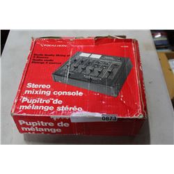REALISTIC STEREO MIXING CONSOLE