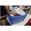 Image 2 : MISC TOTE OF OFFICE SUPPLIES