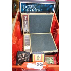 AUTOMATIC 8 TRACK RADIO WITH 2 RECORD SETS