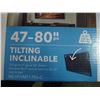 Image 2 : NEW OVERSTOCK INSIGNIA 47-80 INCH TILTING TV WALL MOUNT