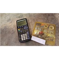 CARBIDE ROUTER BIT AND SCIENTIFIC CALCULATOR