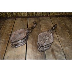 2 - Large Industrial Pulleys