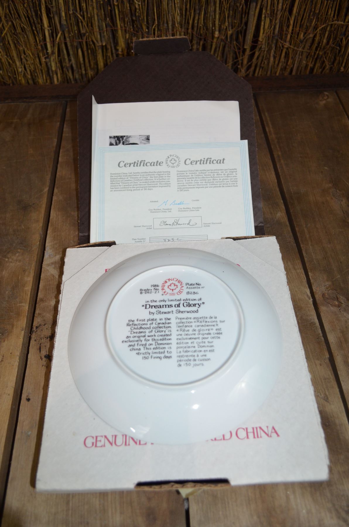 "Dreams of Glory" by Stewart Sherwood; Collector Plate