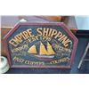 Image 1 : Vintage "Empire Shipping" Sign