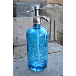 Vintage (Aqua) Seltzer Bottle