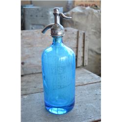 Vintage (Aqua) Seltzer Bottle
