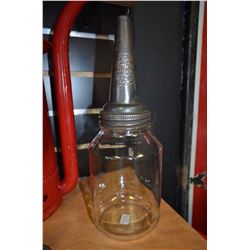 Vintage Oil Jar - (The Master MFG.) PATD. Sept.14.1926