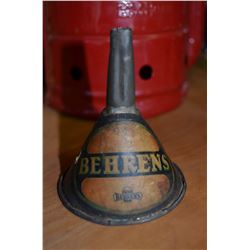 Vintage "BEHRENS" Funnel