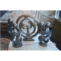 Stone Sculpture - (Set of 3)