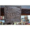 Image 1 : Cast Iron Towel Holder -  "Hot Baths 25c"