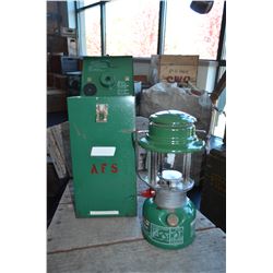 Vintage Coleman Lantern & Metal Case