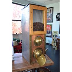 Vintage Countertop Dispenser - Brass, Copper, Metal, & Wood