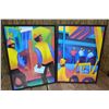 Image 1 : 2 - Colourfull Framed Construction Theme Prints