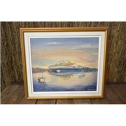 Large Framed Art Piece