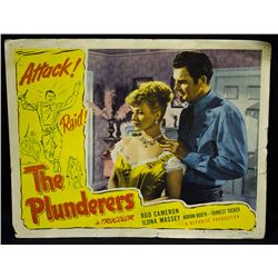 Rare-Vintage 1952 Lobby Card "The Plunderers"