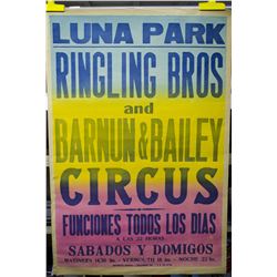 Original 1961 R.B.B.B. Luna Park One Sheet Poster