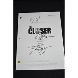 Autographed Movie Script  "The Closer"