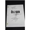 Image 1 : Autographed Movie Script  "The Closer"