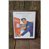 Image 1 : Framed Coca-Cola Advertising