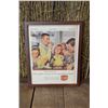 Image 1 : Framed Coca-Cola Advertising