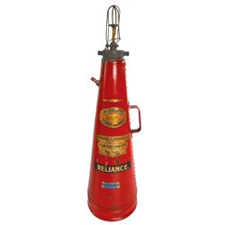 Vintage Fire extinguisher, Reliance, 2-gal capacity, metal -Very Rare!