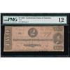 Image 1 : 1862 $2 Confederate States of America Note PMG 12