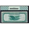 Image 2 : 1918 $1 Large Philadelphia Federal Reserve Note PCGS 55PPQ