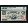 Image 1 : 1891 $10 Silver Certificate PMG 30 Very Fine