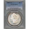 Image 1 : 1880-CC $1 Morgan Silver Dollar Coin PCGS MS64