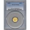 Image 1 : 1853 $1 Gold Coin PCGS MS62