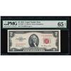 Image 1 : 1953 $2 Legal Tender Star Note PMG 65EPQ