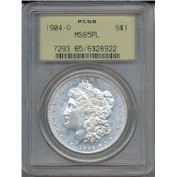 1904-O $1 Morgan Silver Dollar Coin PCGS MS65PL