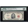 Image 1 : 1963 $5 Legal Tender Star Note PMG 68EPQ