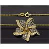 Image 6 : Levian 14KT Yellow Gold 1.50ctw Diamond Pendant with Chain