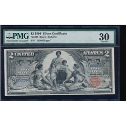 1896 $2 Silver Certificate PMG 30