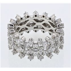 18KT White Gold 4.79ctw Diamond Ring