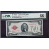 Image 1 : 1928A $2 Legal Tender Note PMG 66EPQ