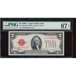 1928E $2 Legal Tender Note PMG 67EPQ