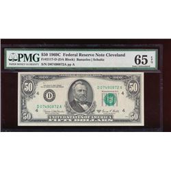 1969C $50 Cleveland Federal Reserve Note PMG 65EPQ