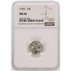 Image 1 : 1936 Mercury Dime Coin NGC MS66