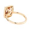 Image 3 : 3.06 ctw Morganite and Diamond Ring - 14KT Rose Gold
