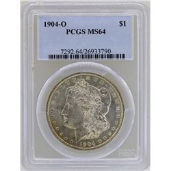 1904-O $1 Morgan Silver Dollar Coin PCGS MS64