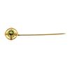 Image 1 : Peridot Stick Pin - 14KT Yellow Gold