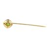 Image 2 : Peridot Stick Pin - 14KT Yellow Gold