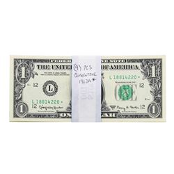 Lot of (9) Consecutive 1963A $1 Federal Reserve STAR Notes