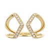0.17 ctw Diamond Ring - 18KT Yellow Gold