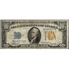 Image 1 : 1934A $10 Silver Certificate WWI Emergency North Africa Note