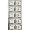 Image 1 : Lot of (5) Consecutive 1953A $2 Legal Tender Notes