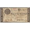 Image 1 : 1862 Ten Cents State of New York Bank Obsolete Note
