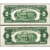Image 2 : Lot of (2) 1928G $2 Legal Tender Notes